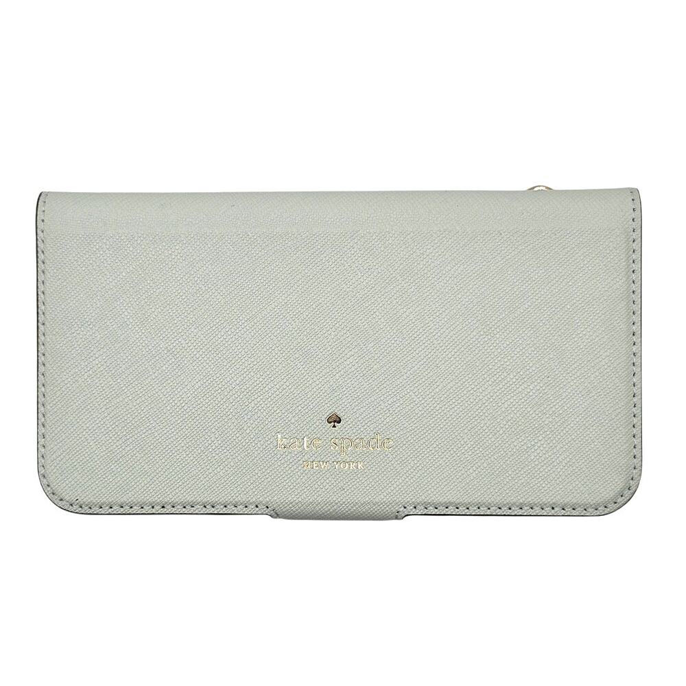 Kate Spade NWT Misty Mint iPhone Crossbody Folio Case